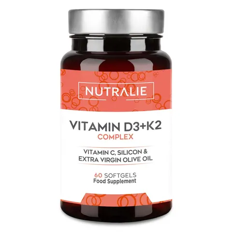 Nutralie Vitamina D3+K2 Complex 60 Cápsulas – imagen 1