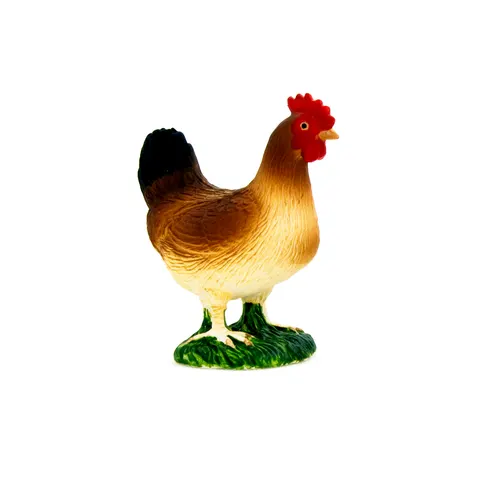MOJO Farmland Hen Standing Toy Figure – image 1