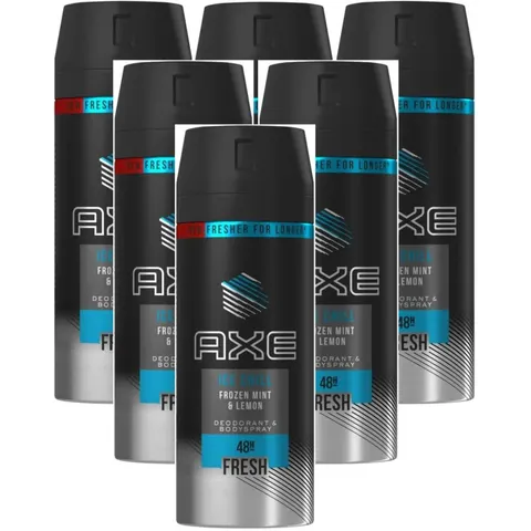 6x Axe Deodorant Bodyspray Ice Chill 150 ml – afbeelding 1