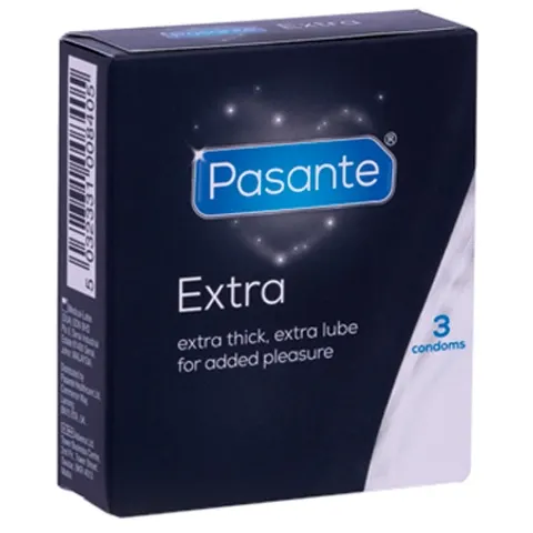 Pasante Extra Condooms - 3 stuks – afbeelding 1