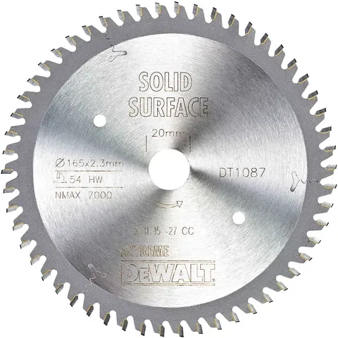 DeWalt Extreme Corian Saw Blades – image 1