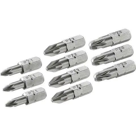 Stanley Mixed Pozi Screwdriver Bits – image 1