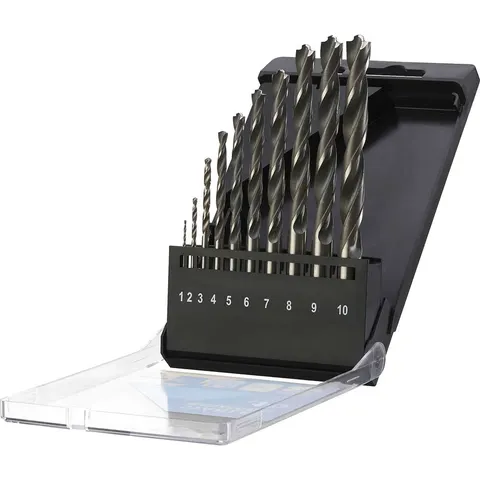 Stanley FatMax 10 Piece HSS-CNC Metal Precision Drill Bit Set – image 1