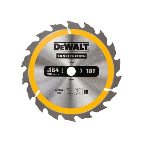 DeWalt Construction Circular Saw Blade – DT1938QZ – image 1