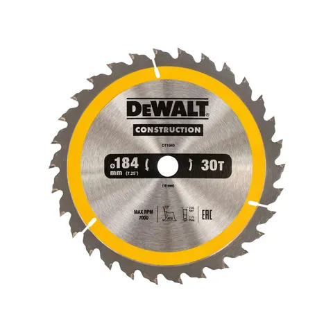 DeWalt Construction Circular Saw Blade – DT1940QZ – image 1