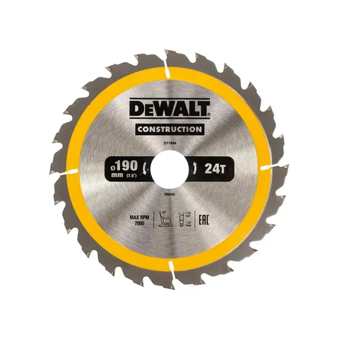DeWalt Construction Circular Saw Blade – DT1944QZ – image 1