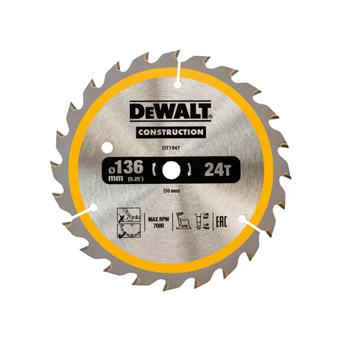 DeWalt Construction Circular Saw Blade – DT1947QZ – image 1
