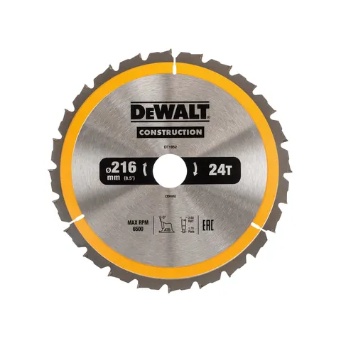 DeWalt Construction Circular Saw Blade – DT1952QZ – image 1