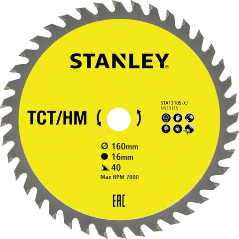 Stanley TCT Circular Saw Blade – STA13105 – image 1