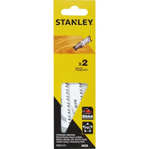 Stanley Fast Wood Cutting Reciprocating Saw Blades – image 1