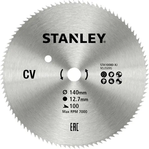 Stanley CV Cross Cutting Circular Saw Blade – STA10080 – image 1