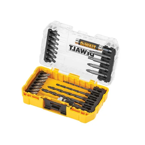 DeWalt 25 Piece Drill and Screwdriver Bit Set in Tough Case – image 1