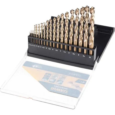 DeWalt 19 Piece HSS-G Cobalt Drill Bit Set – image 1