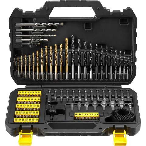 Stanley 100 Piece Drill and Screwdriver Bit Set – image 1