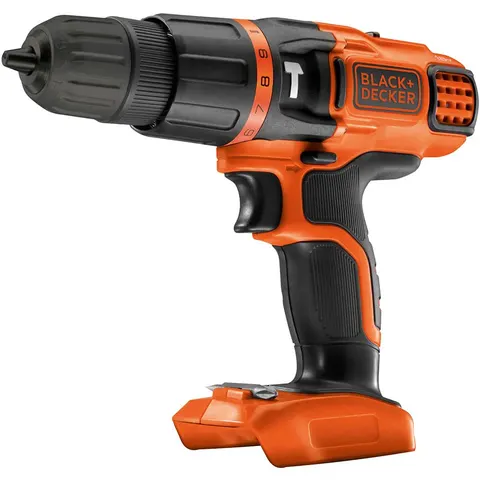 Perceuse à percussion sans fil 18V (machine seule) BLACK+DECKER – image 1