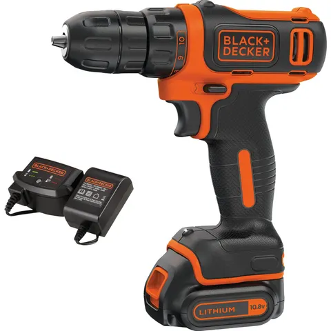 Black and Decker BDCDD12 10.8v Cordless Drill Driver – image 1
