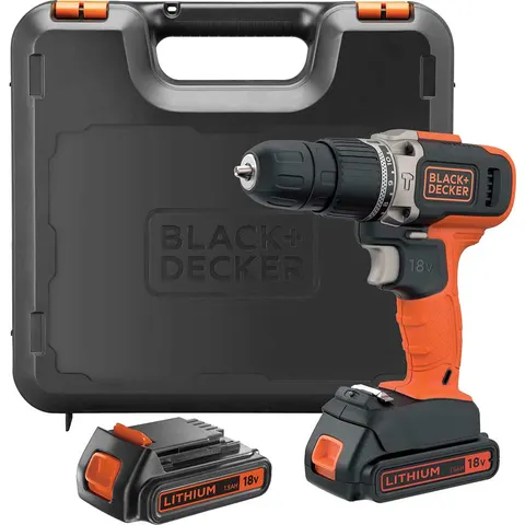 Black and Decker BCD003C 18v Cordless Combi Drill – BCD003C2K – image 1