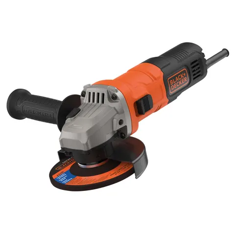 Black + Decker 115mm Angle Grinder & 5 Cutting Discs - 710W – Black 115mm – image 1