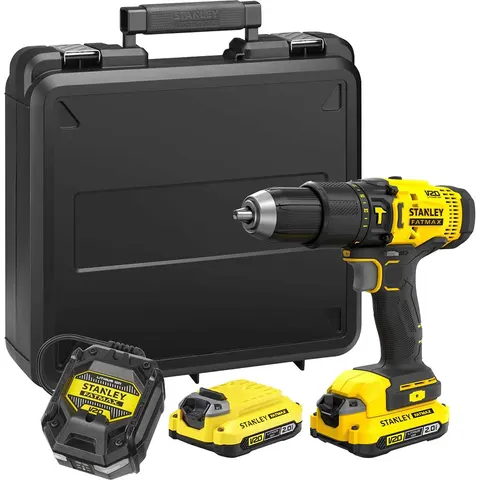 Stanley Fatmax V20 SFMCD711 18v Cordless Combi Drill – SFMCD711D21 – image 1