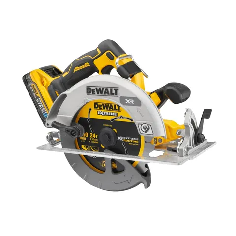DeWalt 18V XR Brushless 190mm Circular Saw - 2 X POWERSTACK 5Ah – image 1