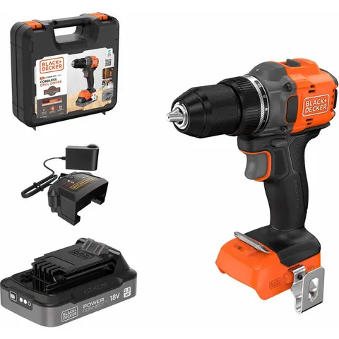 Black and Decker BLD782 18v Cordless Brushless Drill Driver – BLD782E1K – image 1