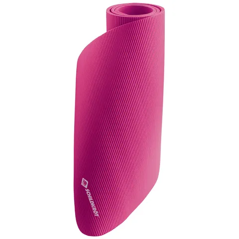 FITNESSMATTE, (10mm, pink), mit Tragegur – afbeelding 1