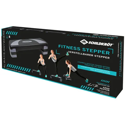 SCHILDKRÖT Fitness Stepper schwarz B – Bild 1
