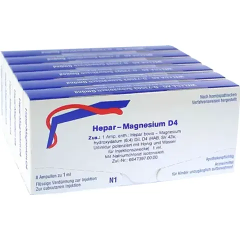 Weleda Hepar-magnesium D4 Ampullen – 015950 – Bild 1