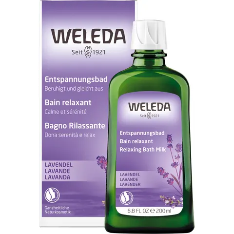 Weleda Lavender Relaxing Bath Milk 200ml – image 1