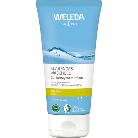 Weleda Willow Bark Purifying Gel Cleanser, 100 ml – 500210 – image 1