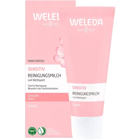 Weleda Mandel Sensitiv Reinigungsmilch – Bild 1