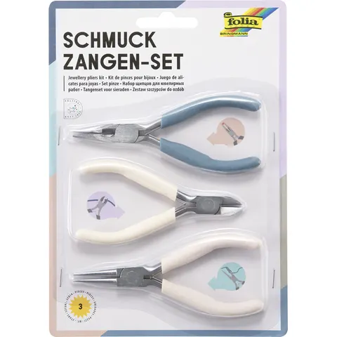 folia Zangen-Set 11.4 cm blau – Bild 1