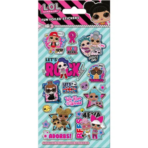 LOL Verrassing Glitter Stickers – afbeelding 1