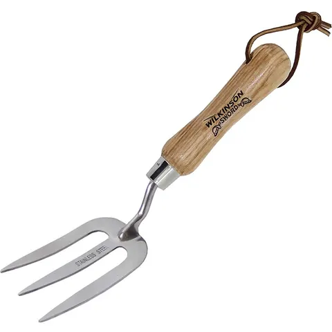 Wilkinson Sword Stainless Steel Garden Hand Fork – image 1