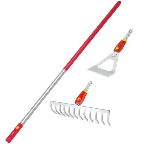 Wolf Garten P512 Multi Change Soil Rake and Dutch Hoe Set – image 1