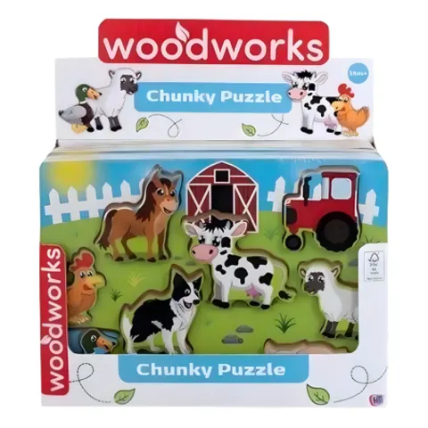 HTI Farm Chunky Wooden Puzzle – image 1