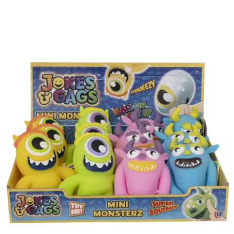 Jokes & Gags Squishy Mini Monsterz Light-Up Super Squeezy Toy - Assorted – image 1
