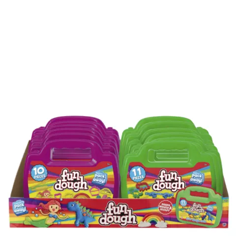 HTI Fun Dough Magical Dino & Unicorn Case Playset – image 1
