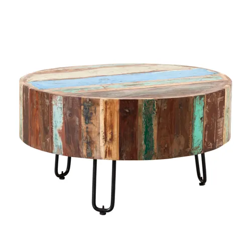 Coastal Drum Coffee Table – image 1
