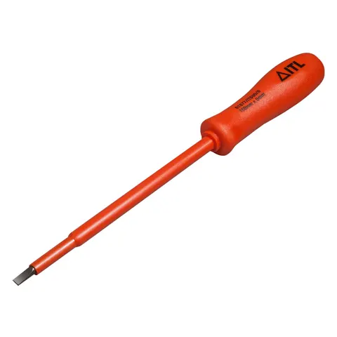 ITL Insulated Slim Slotted Screwdriver 8mm 150mm – image 1
