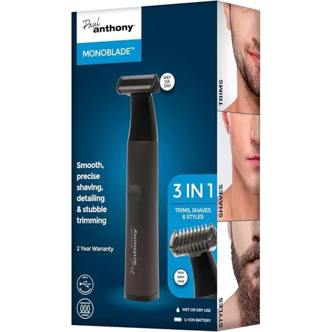 Paul Anthony 'Monoblade' Induction Shaver & Beard Trimmer – image 1