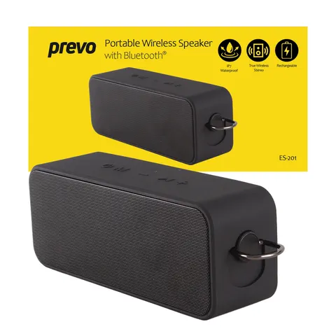 PREVO ES-201 Portable IP7 Waterproof Wireless Speaker with Bluetooth. – image 1