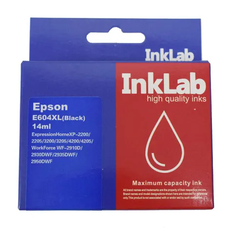 InkLab 604 Epson Compatible Black Replacement Ink – image 1