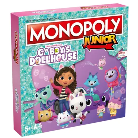 Gioco da tavolo Monopoly Junior Gabby’s Dollhouse – immagine 1