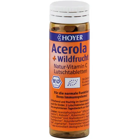 Acerola Und Wildfrucht Vitamin C Lutschtabletten – Bild 1