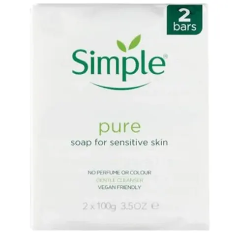 Simple Sensitive Twin Pack Soap 100g – image 1