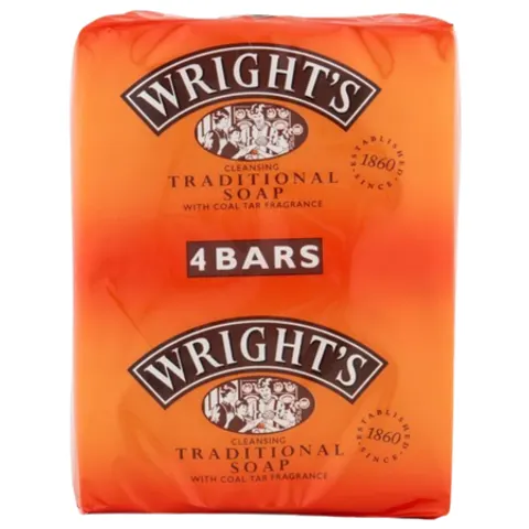 Wright's Traditional Soap Bars – 4 Pcs (4 x 100 g) – image 1