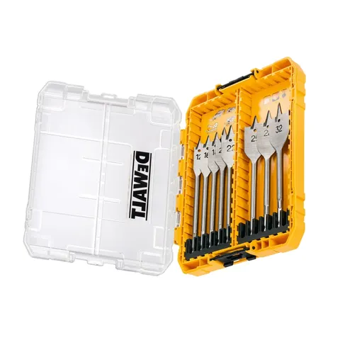 DeWalt 8 Piece Flat Bit Set – image 1