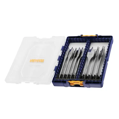 IRWIN Blue Groove 4X Flat Bit Set, 8 Piece – image 1