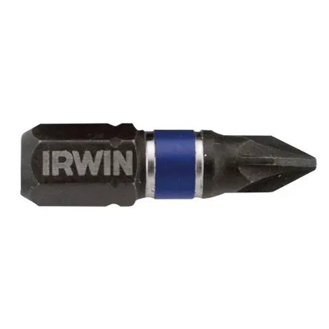 IRWIN Impact Pro Performance Screwdriver Bits PZ3 25mm (Pack 2) – image 1